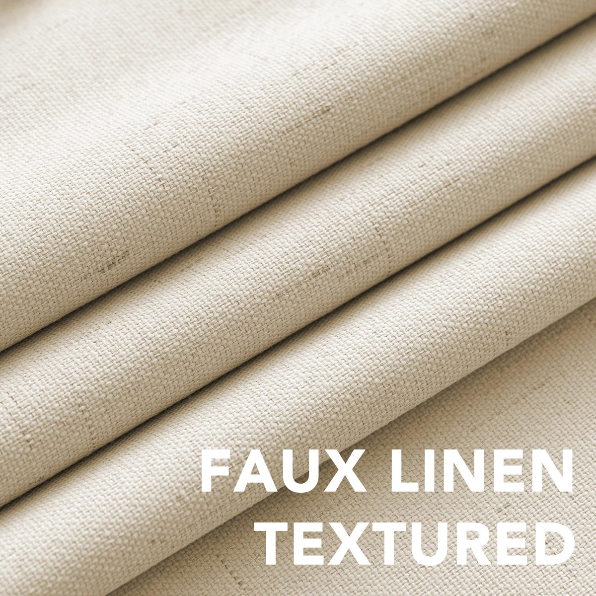 H.VERSAILTEX patio door curtain with white backing panel for light control.