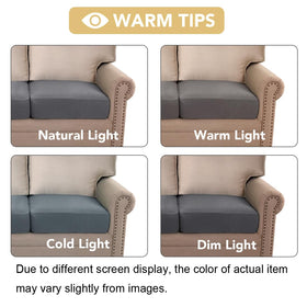 H.VERSAILTEX protective slipcover guards against spills while preserving fabric quality.