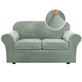 H.VERSAILTEX velvet base cover on a sofa for lasting protection and fresh feel