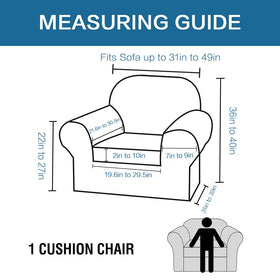 H VERSAILTEX velvet slipcover cushion piece enhances seat comfort while protecting upholstery
