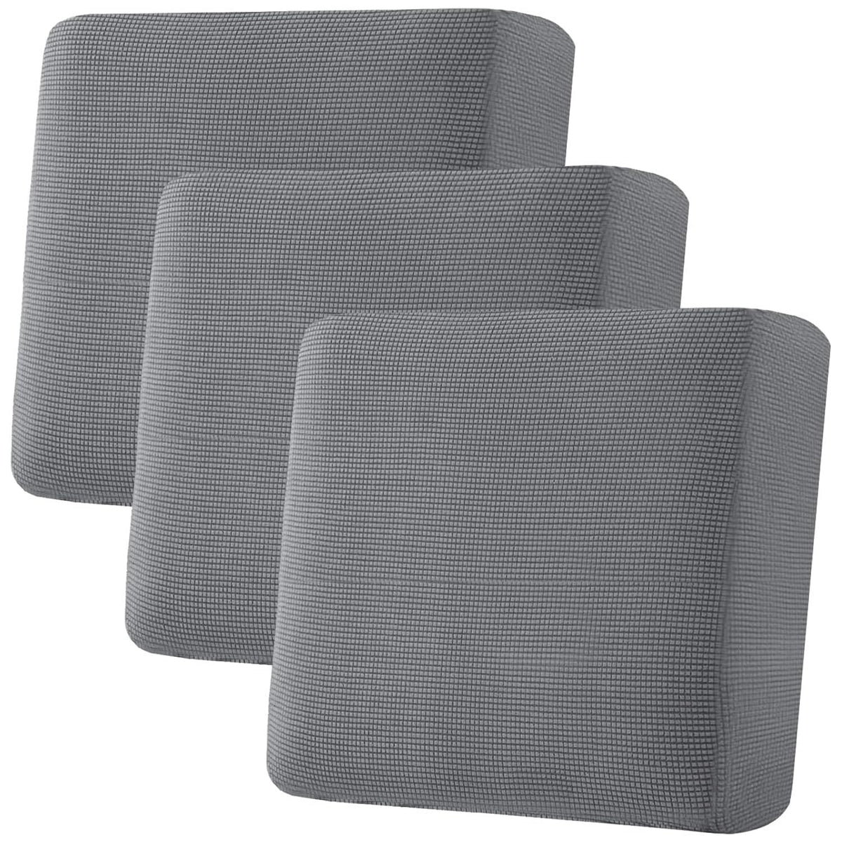 H.VERSAILTEX cushion cover on a three-piece XL set protects grey cushions from spills.