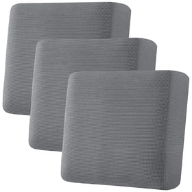 H.VERSAILTEX cushion cover on a three-piece XL set protects grey cushions from spills.