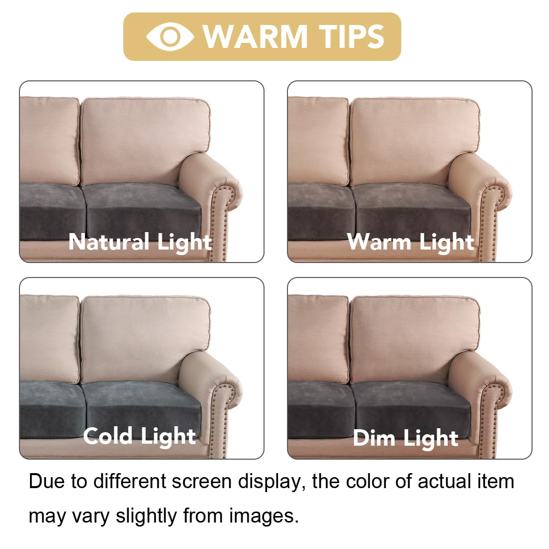 Color options provide versatile styling for different rooms