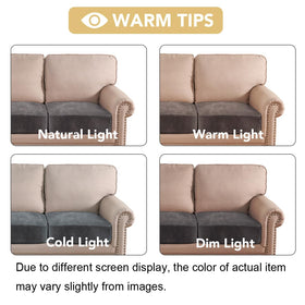 Color options provide versatile styling for different rooms