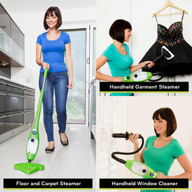 H2O X5 duster attachment cleans dusted surfaces