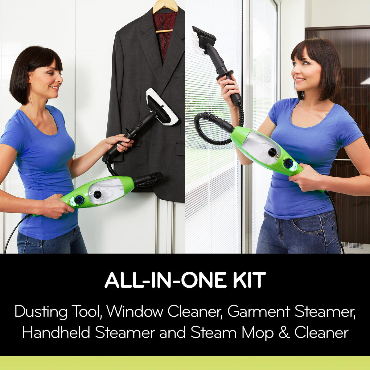 H2O X5 jet nozzle and brushes tackle tight corners