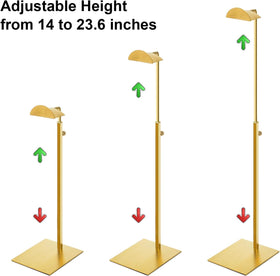 Hacaroa gold-plated finish adds premium look to home or store displays.