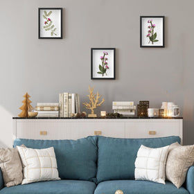 Elegant black frame detail emphasizing memories and crafts with modern decor