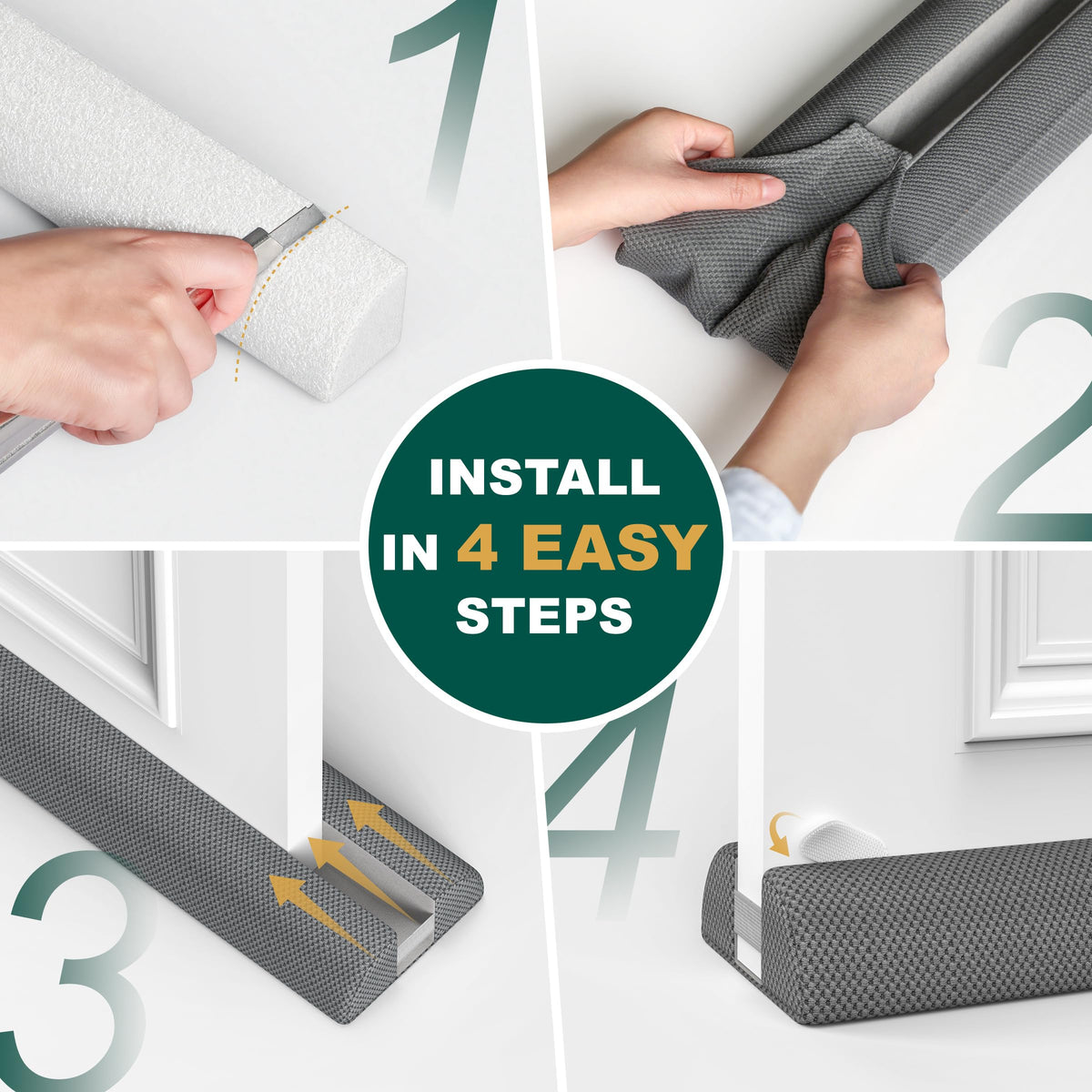 HADOR is ideal for front and bedroom doors to improve comfort.