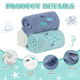 Hahafelt soft, absorbent cotton towels suitable for hands and face