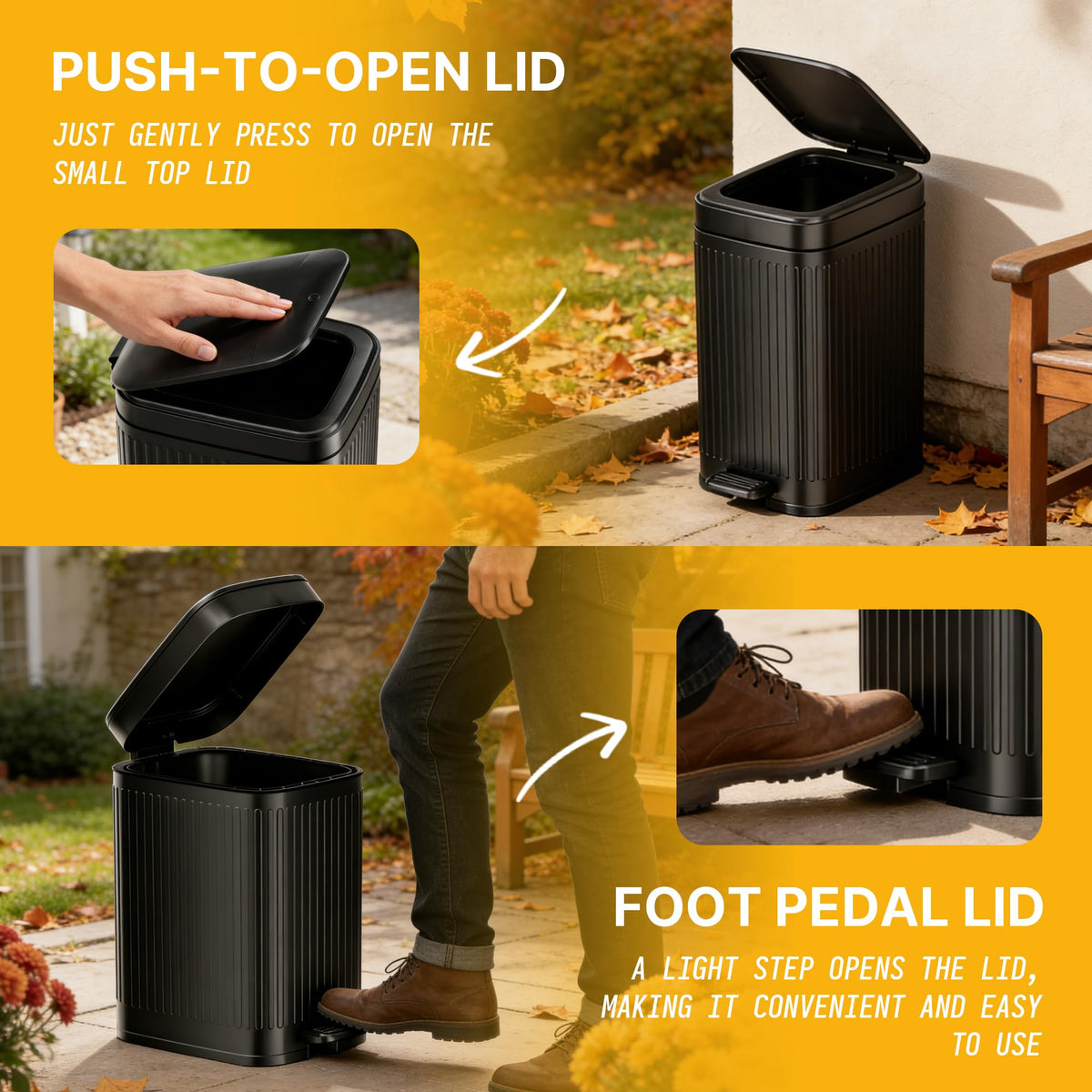 Hahhomei versatile design for indoor corners or outdoor garden placement.