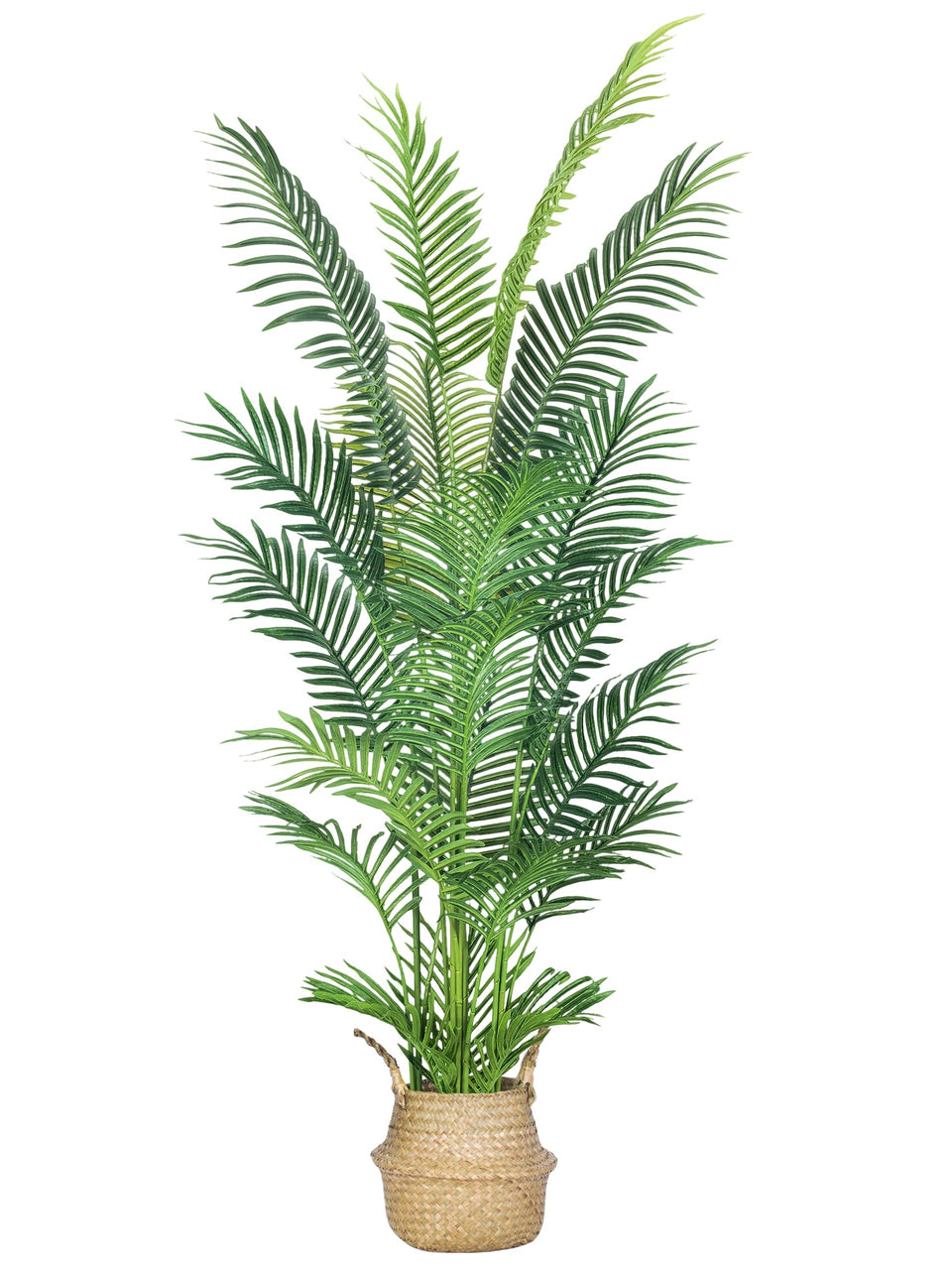 HAIHONG 6ft artificial palm tree for indoor spaces with tropical appeal.