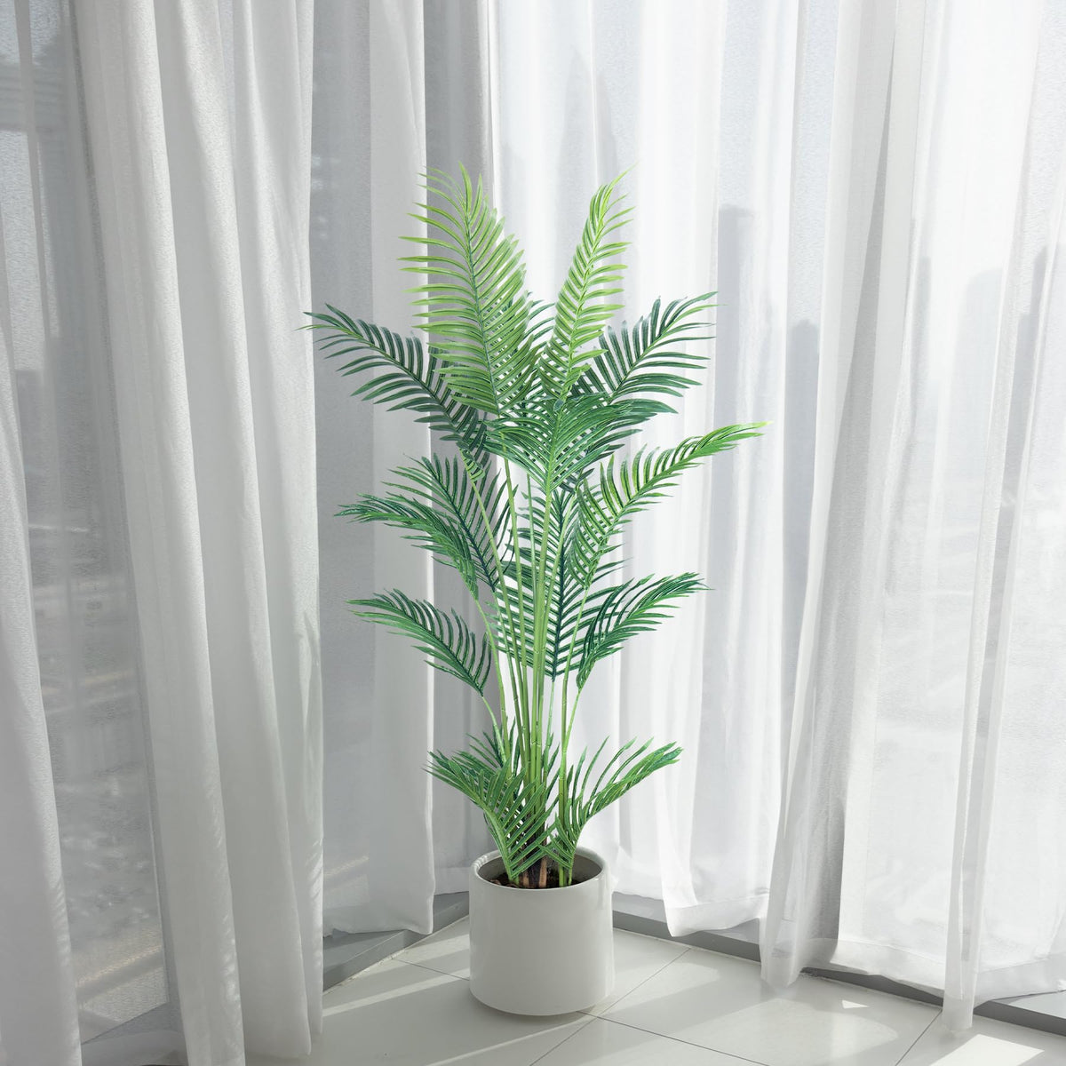 HAIHONG indoor outdoor palm decor suitable for homes and storefronts