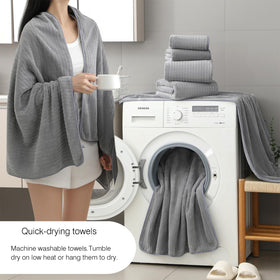 Hailea 600gsm absorbent towels demonstrate quick-dry performance