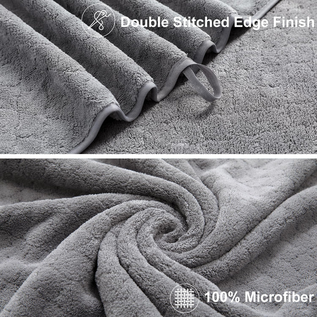 Hailea care guide for towels: machine wash cold, tumble dry low