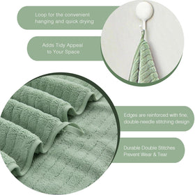 Hailea double-stitched hem detail demonstrates durability and long-lasting softness.