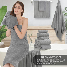 Hailea towels feature reinforced double-stitched hems for durability