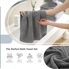 Hailea hotel-spa style bath towels for hotel-like comfort at home