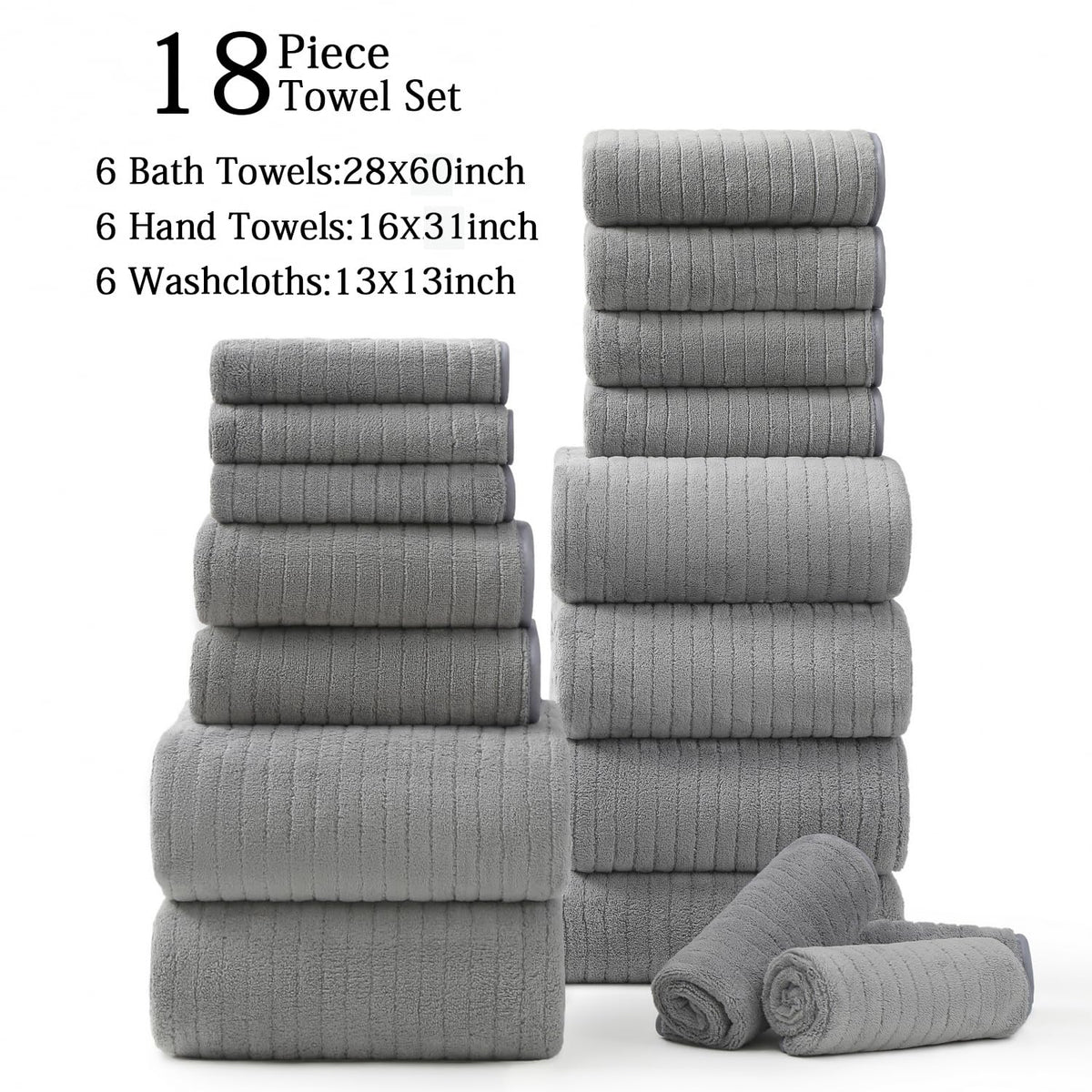Hailea quick-dry towels designed for busy mornings