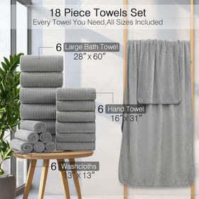 Hailea soft plush towels with luxurious touch after shower