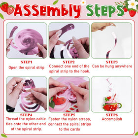 Haimimall berry plates and napkins set enhances coordinated strawberry party vibes