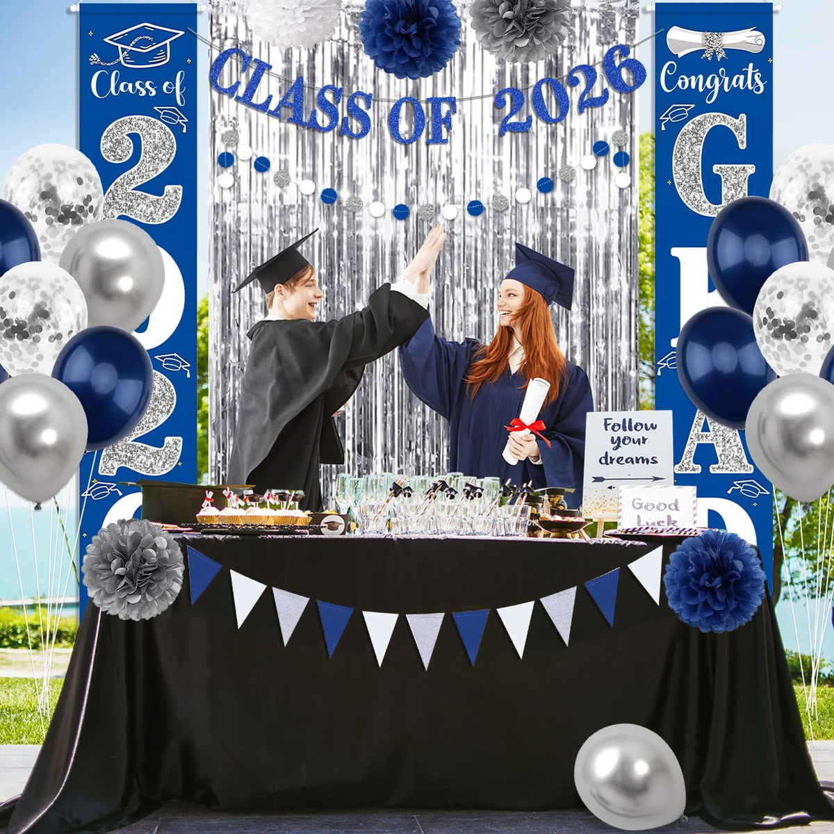 Haimimall Class of 2026 banner perfect for milestone photos