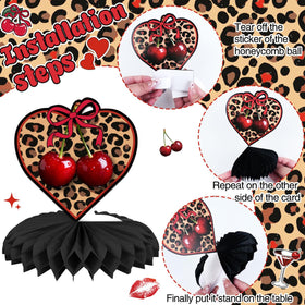 Haimimall cups in cheetah-cherry print for spill-friendly serving