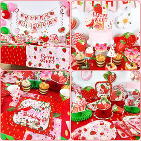 Haimimall strawberry cake toppers create cute focal points