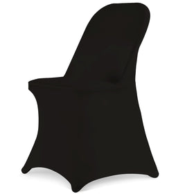 HAINARverS stretch spandex chair cover in black wraps a 30-pack for elegant events.