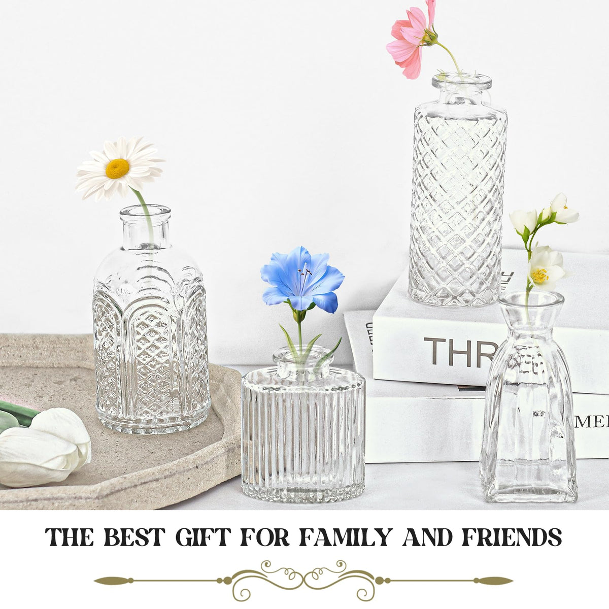 HAISIWLKJ dining-table centerpieces bring subtle vintage elegance to gatherings.