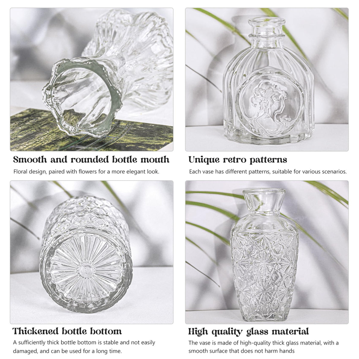 HAISIWLKJ small bud vases with varied sizes enable flexible displays.