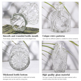 HAISIWLKJ small bud vases with varied sizes enable flexible displays.