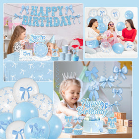 HAKOTI blue bow cups provide easy serving and color