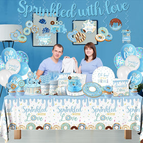 HAKOTI large cake topper with Sprinkled with Love becomes a focal point.