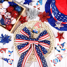 Halfchet independence day stars add a sparkling patriotic touch to any display.