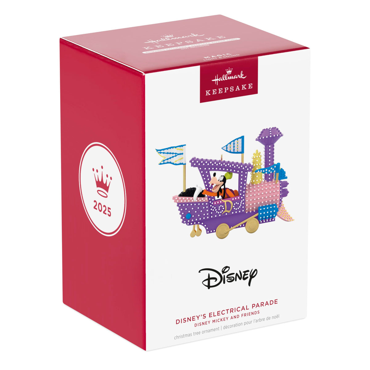 Hallmark Keepsake Main Street Electrical Parade memories add festive nostalgia to shelves.