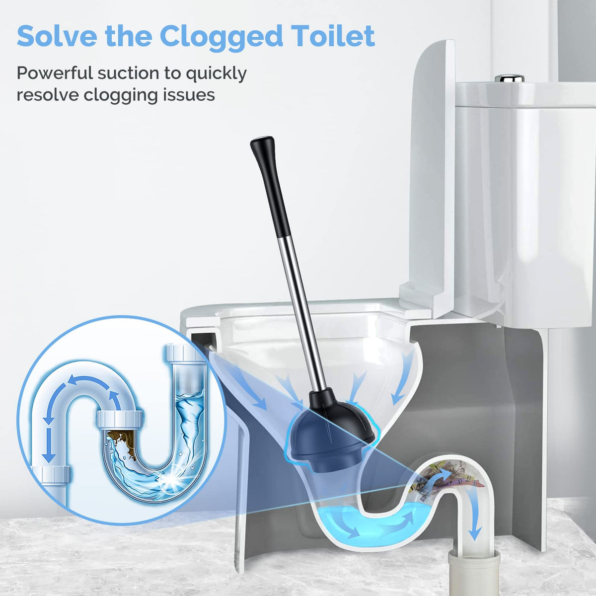 HAMITOR 304 stainless steel construction ensures durability and a modern look.
