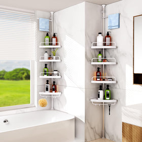 HAMITOR bathroom organization solution for showers, baths, and tubs.