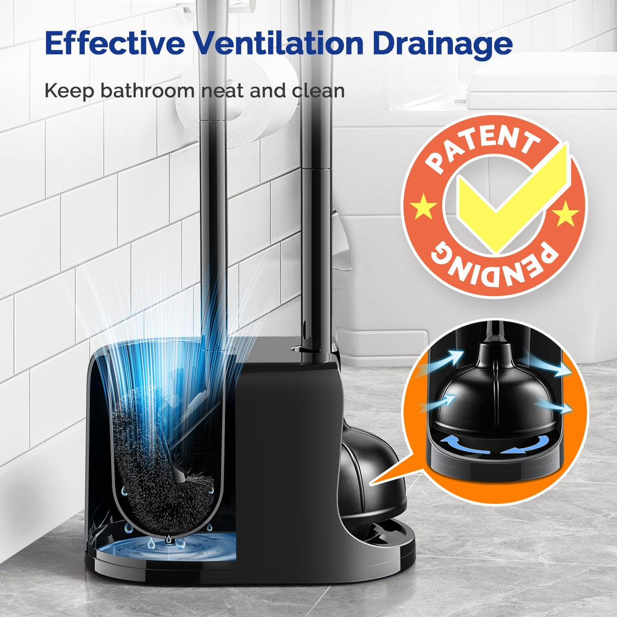 HAMITOR drip tray and ventilation design promotes odor control and quick drying.