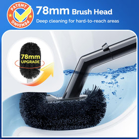 HAMITOR heavy-duty plunger showing strong suction for clear drains and toilets.