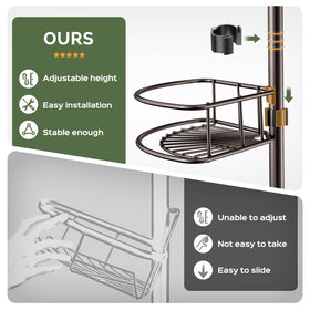 HAMITOR rust-resistant stainless steel construction endures humidity and daily use.