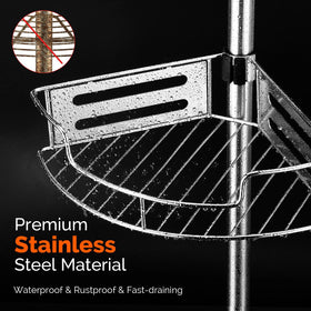 HAMITOR rustproof stainless steel construction withstands humidity and daily use.