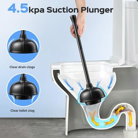 HAMITOR compact storage design keeps the set tucked away beside sinks.