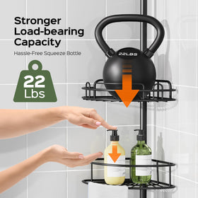 Locking mechanism click confirms secure shelf placement on the HAMITOR caddy