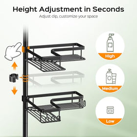 HAMITOR rust-proof shelves resist moisture for lasting organization