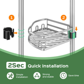 HAMITOR stable ceiling-rod assembly prevents tipping during routine use.