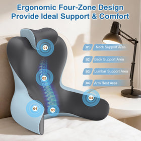 HAMYODO cervical pillow detachable for neck support and traction comfort