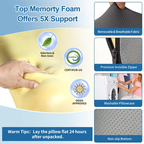 HAMYODO breathable removable cover keeps skin cool during use