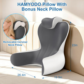 HAMYODO lumbar support conforms to your back for targeted relief