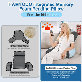 HAMYODO removable breathable cover keeps the bed pillow fresh and clean